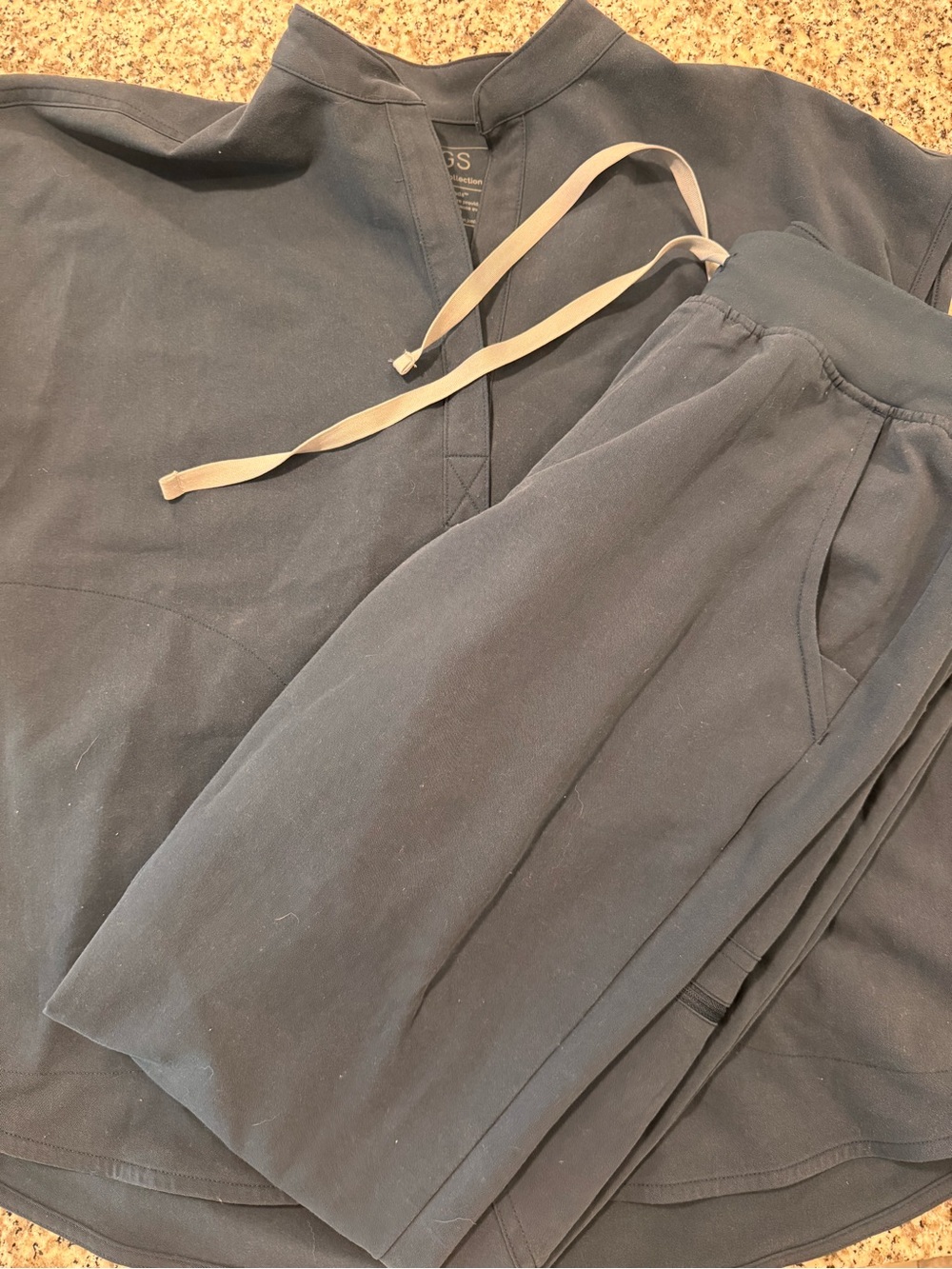 Figs Dark Navy scrub set